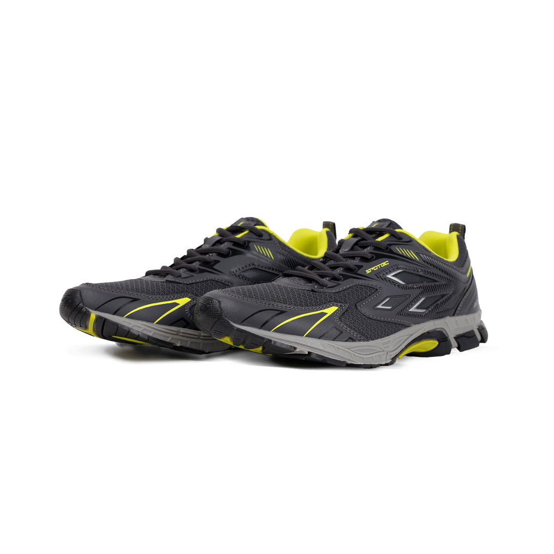 SPOTEC RUNNING VENTURE - ABU TUA/HIJAU CERAH