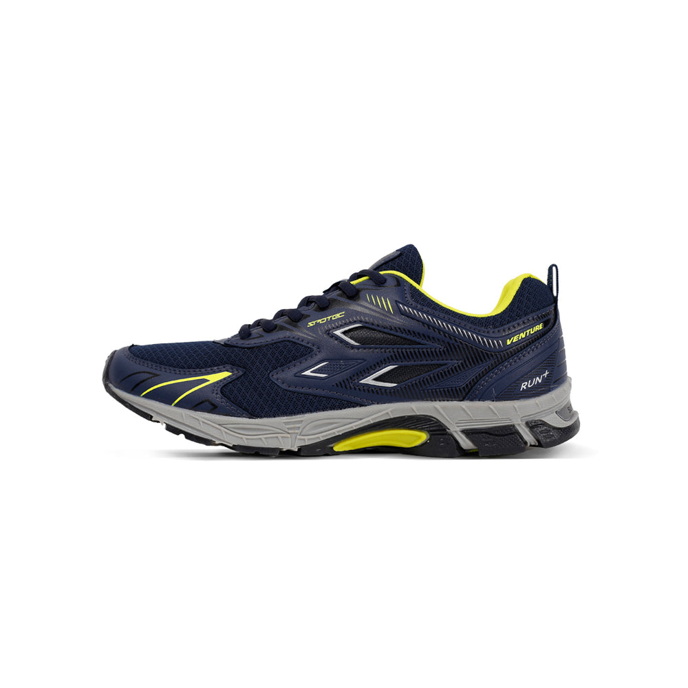 SPOTEC RUNNING VENTURE - NAVY/BRIGHT GREEN