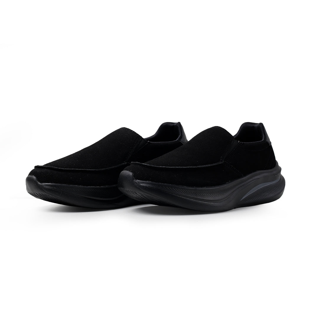 SPOTEC WALKING COMFORT WAVE SHELDON - HITAM/HITAM