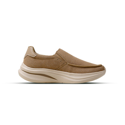 SPOTEC WALKING COMFORT WAVE SHELDON - COKLAT MUDA/PUTIH TULANG