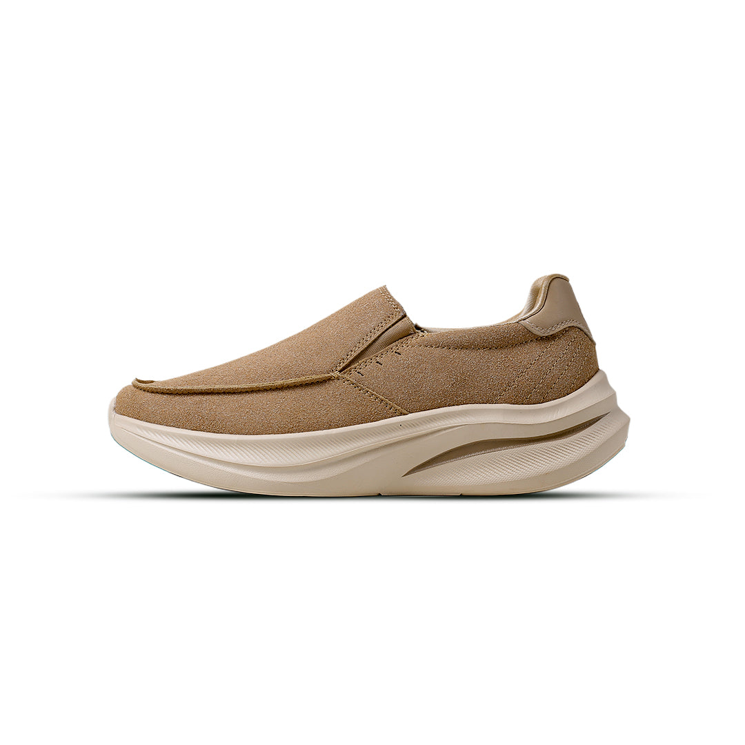SPOTEC WALKING COMFORT WAVE SHELDON - COKLAT MUDA/PUTIH TULANG