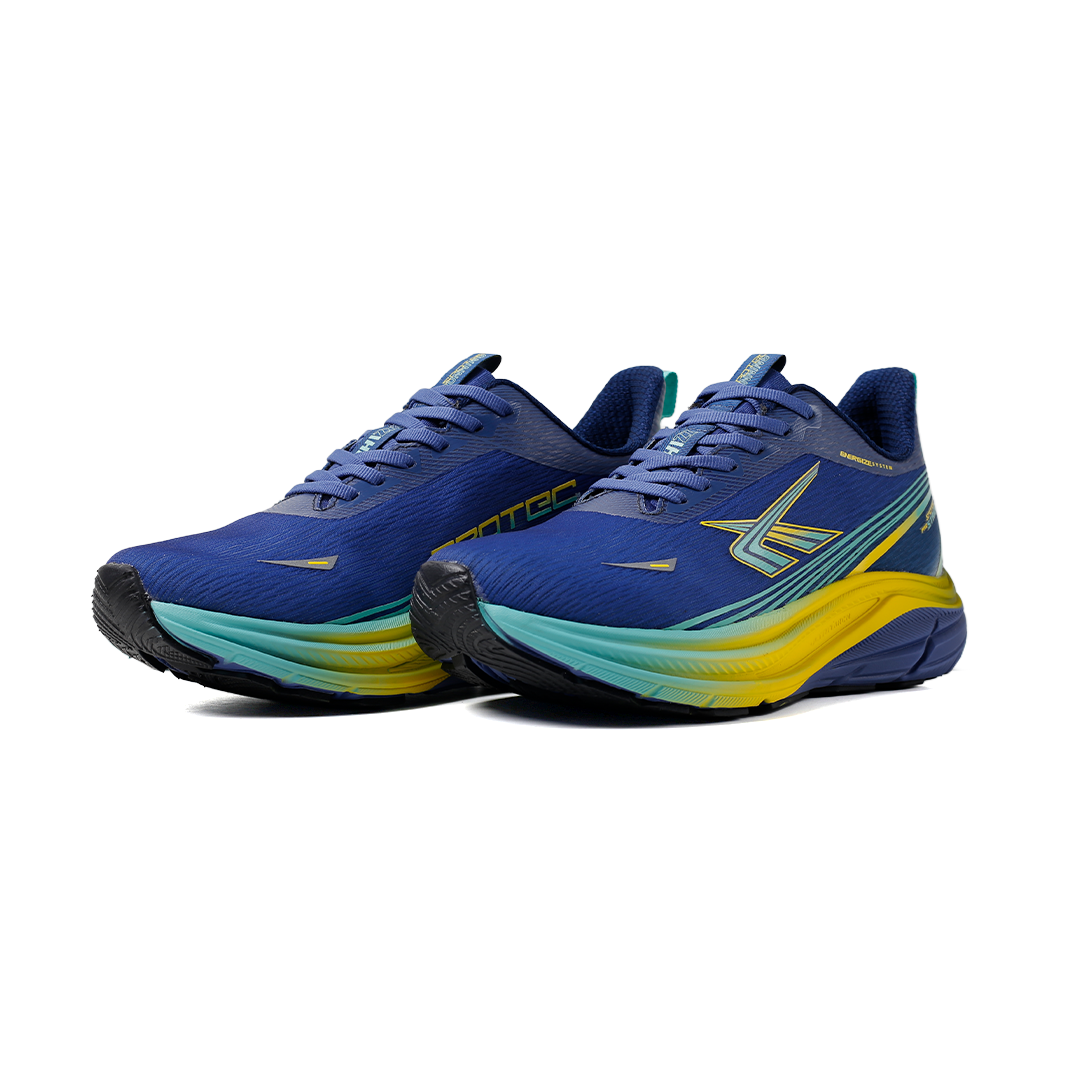 SPOTEC RUNNING WHIZZ - NAVY/YELLOW