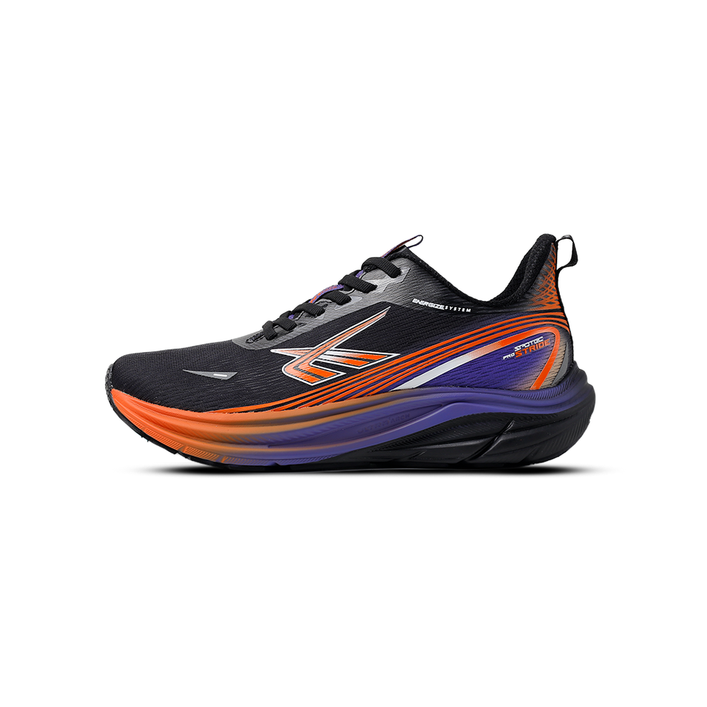 SPOTEC RUNNING WHIZZ - HITAM/ORANYE
