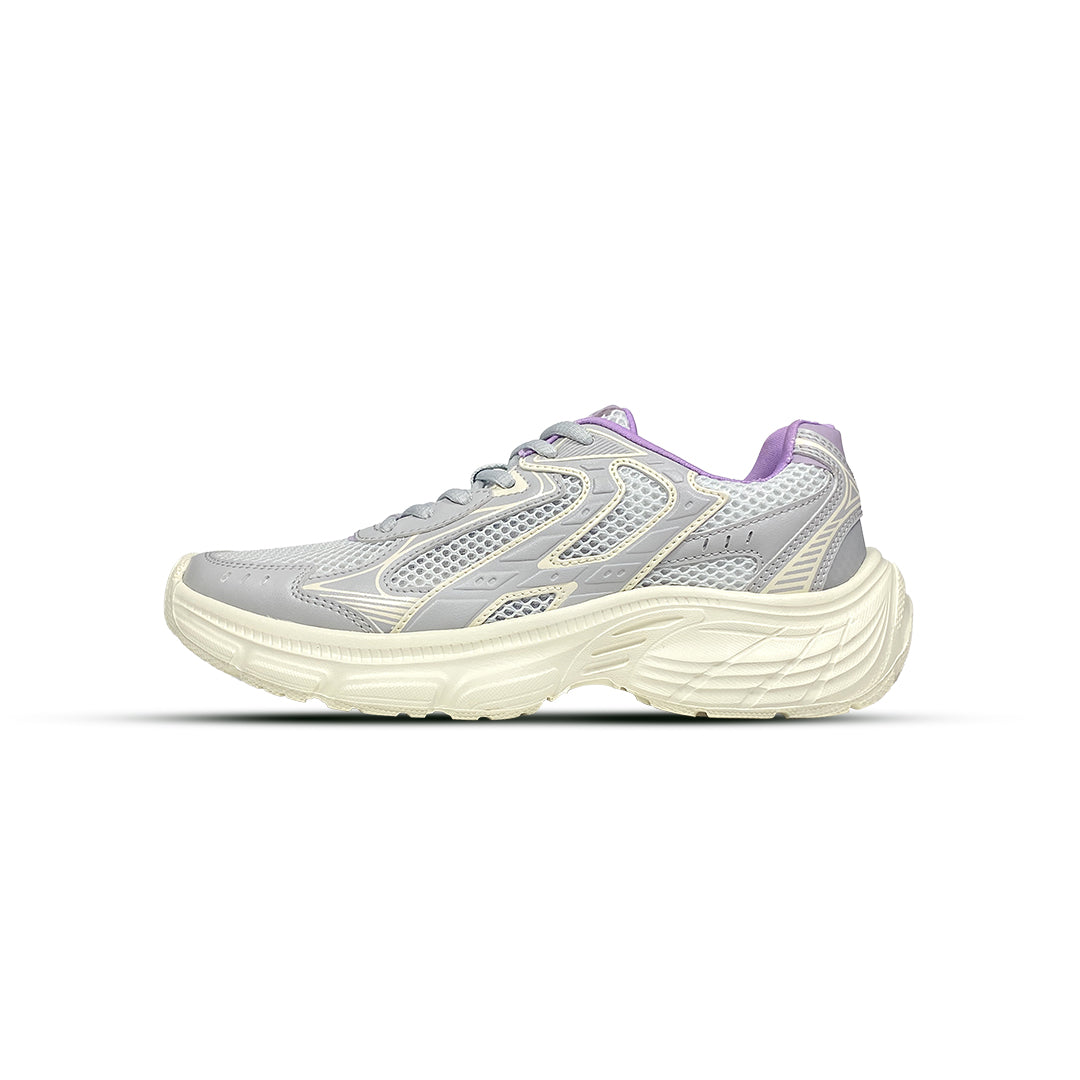 SPOTEC RUNNING COMFORT WAVE IVORY - LIGHT GREY/PURPLE