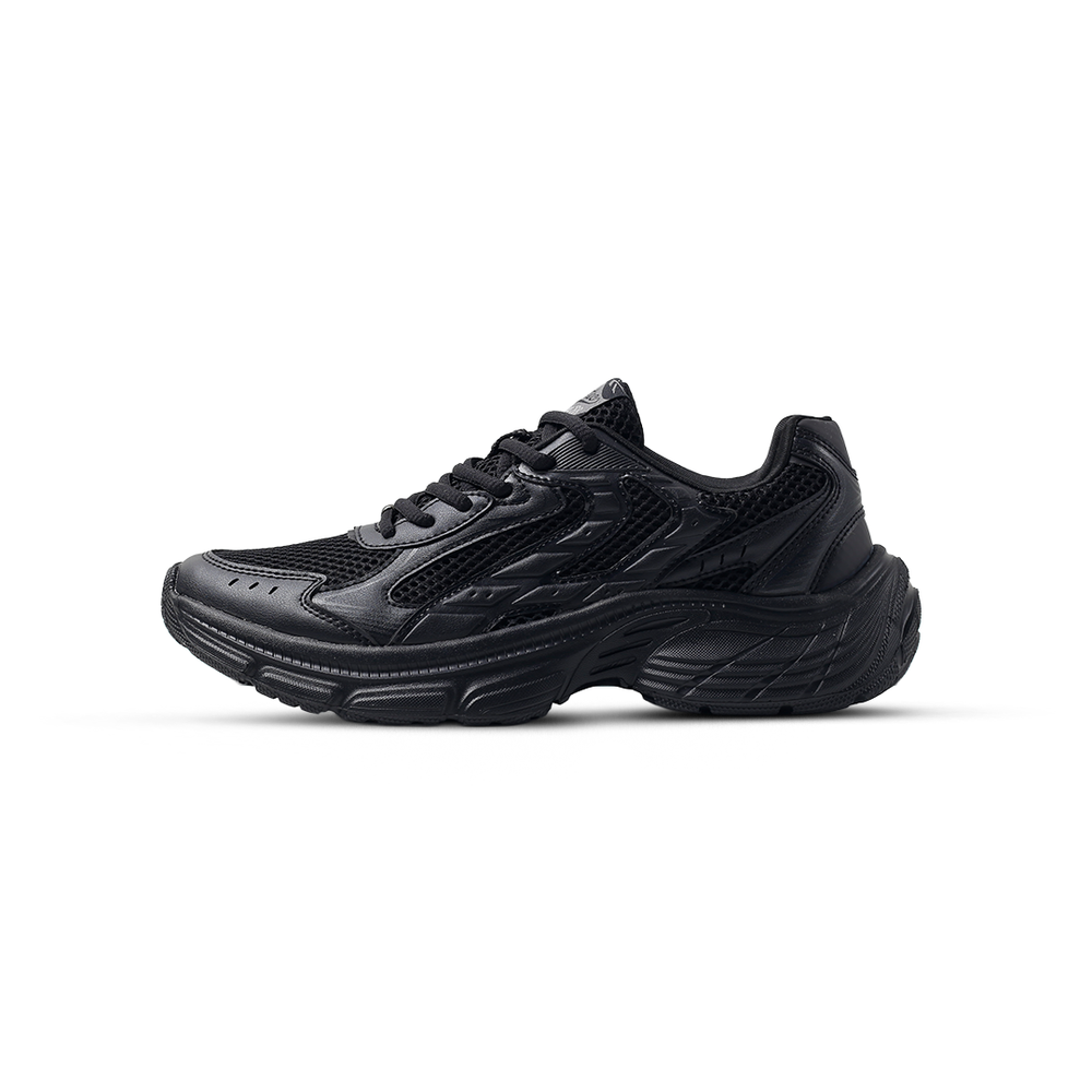 SPOTEC RUNNING COMFORT WAVE CLEVER - BLACK/BLACK