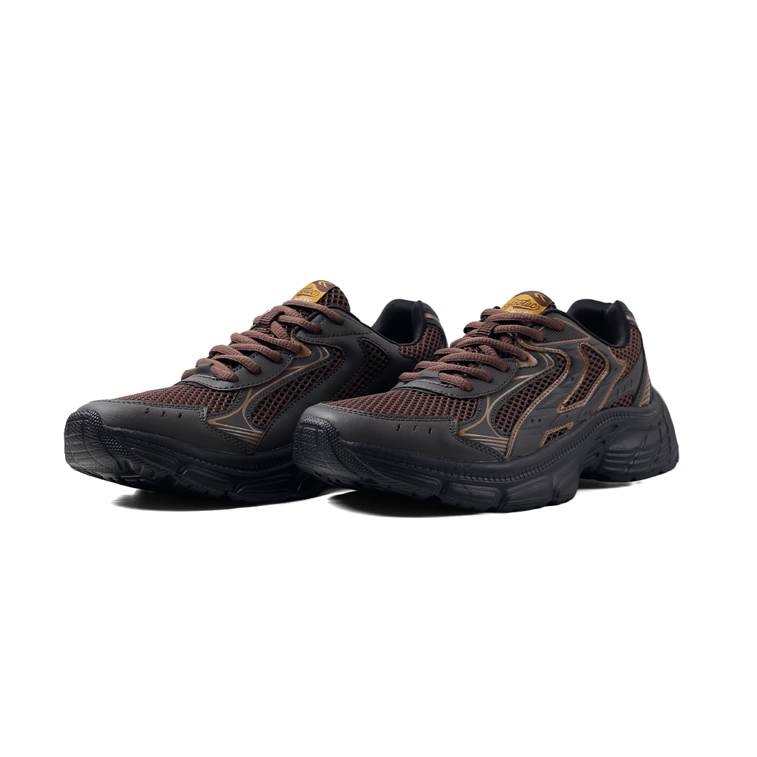 SPOTEC RUNNING COMFORT WAVE CLEVER - DARK BROWN/BLACK