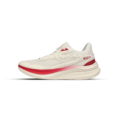 SPOTEC RUNNING COMFORT WAVE VALIANT - OFF WHITE/RED