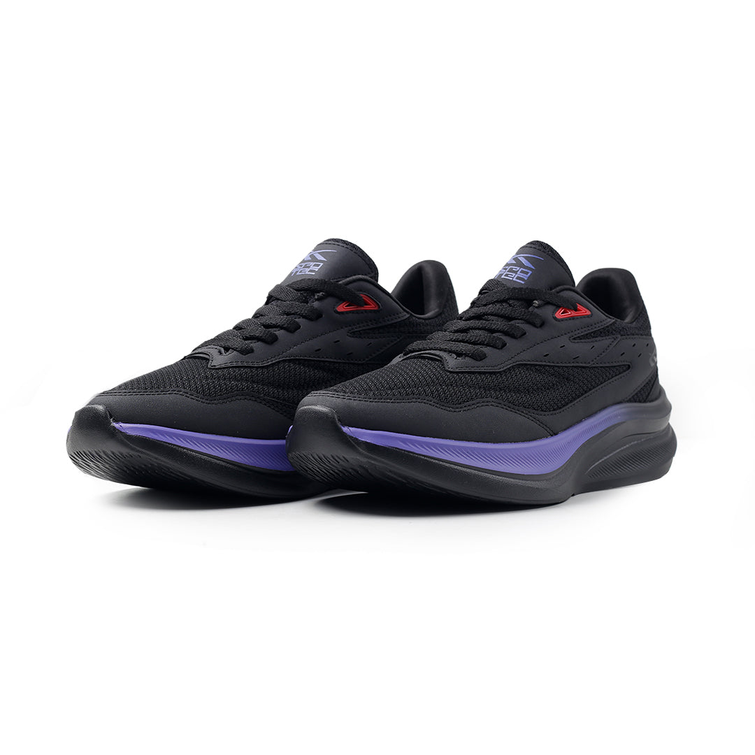 SPOTEC RUNNING COMFORT WAVE VALIANT - BLACK/PURPLE