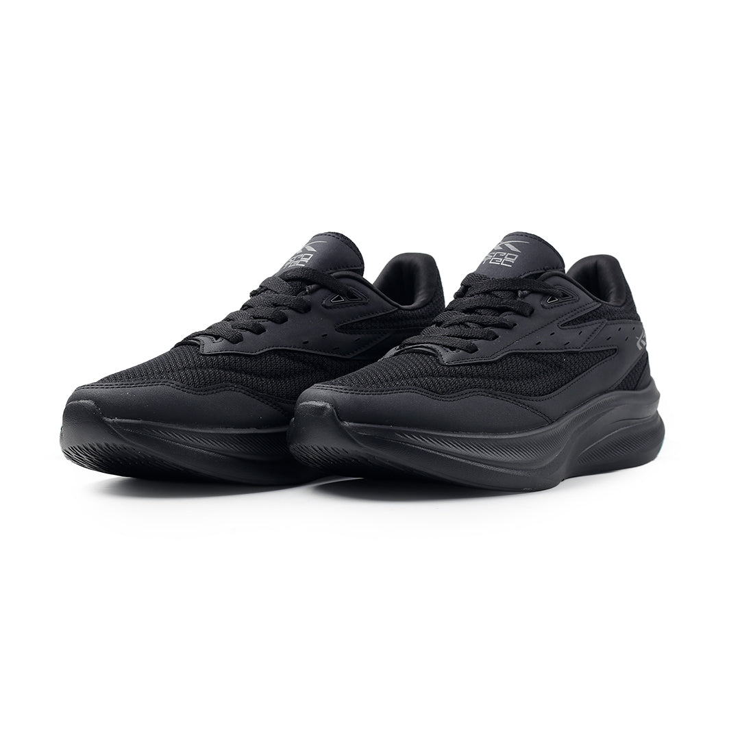 SPOTEC RUNNING COMFORT WAVE VALIANT - BLACK/BLACK