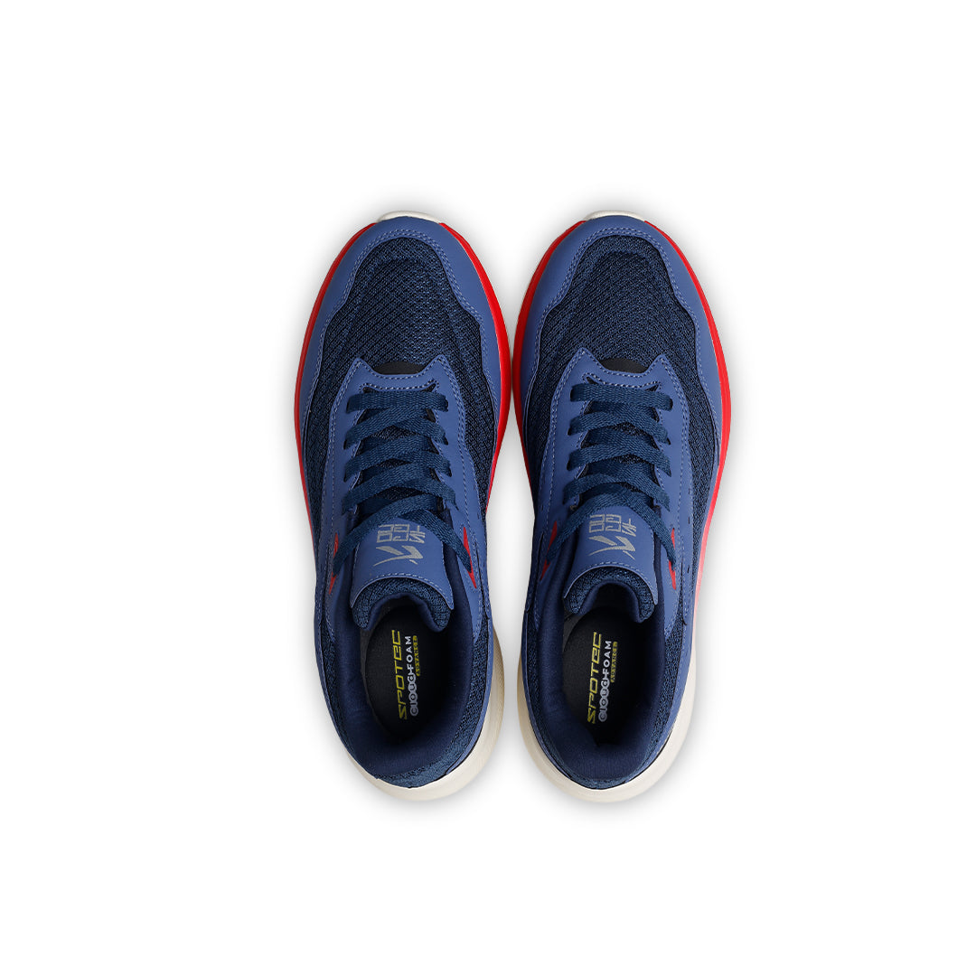 SPOTEC RUNNING COMFORT WAVE VALIANT - NAVY/RED