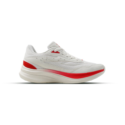 SPOTEC RUNNING COMFORT WAVE VALIANT - OFF WHITE/RED