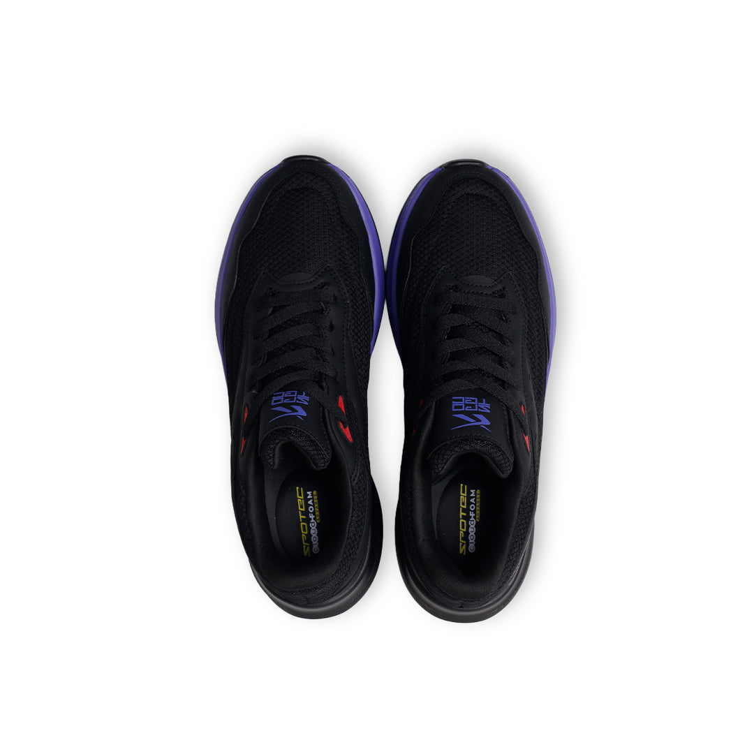SPOTEC RUNNING COMFORT WAVE VALIANT - BLACK/PURPLE