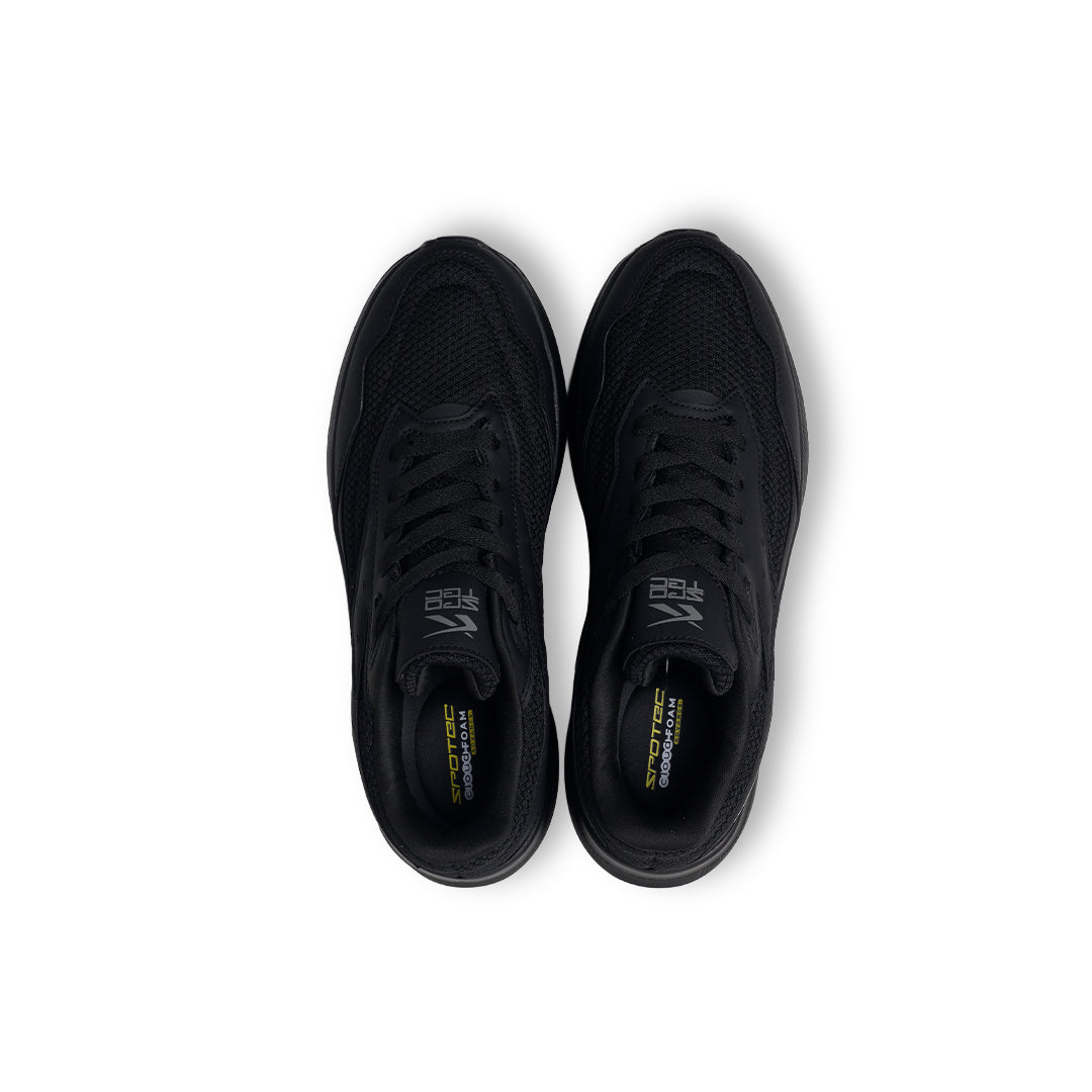 SPOTEC RUNNING COMFORT WAVE VALIANT - BLACK/BLACK