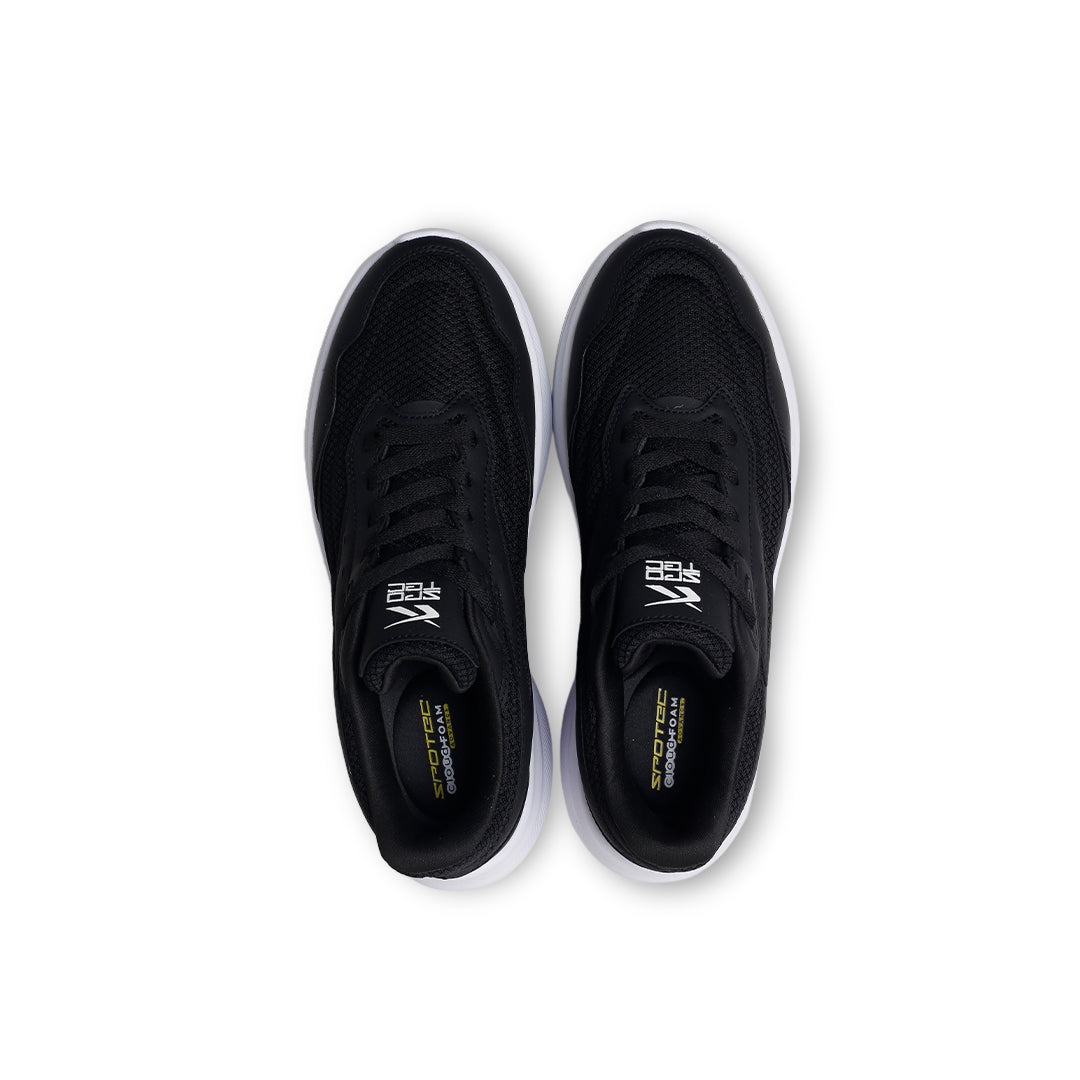 SPOTEC RUNNING COMFORT WAVE VALIANT - BLACK/WHITE