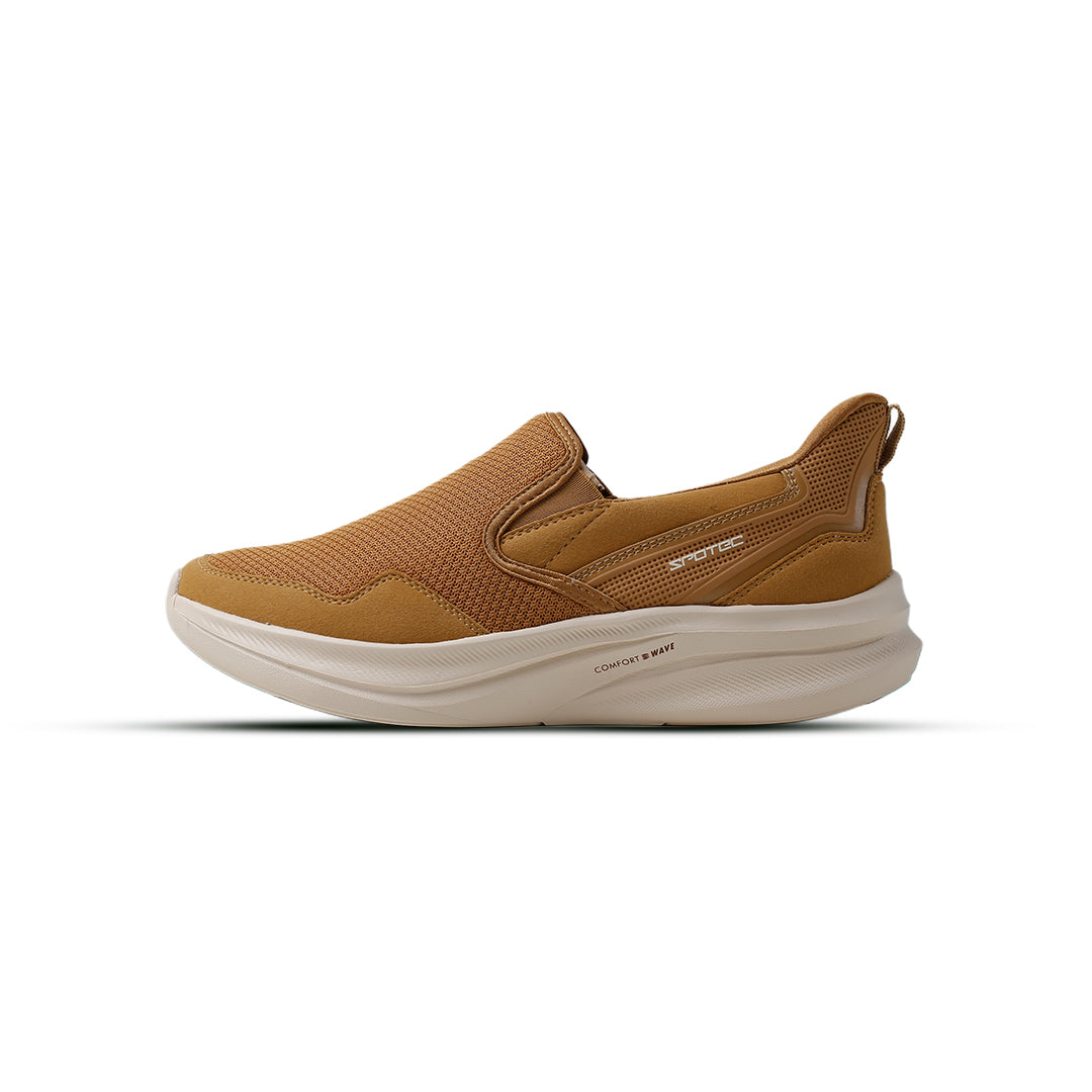 SPOTEC WALKING COMFORT WAVE BERTON - LIGHT BROWN/OFF WHITE