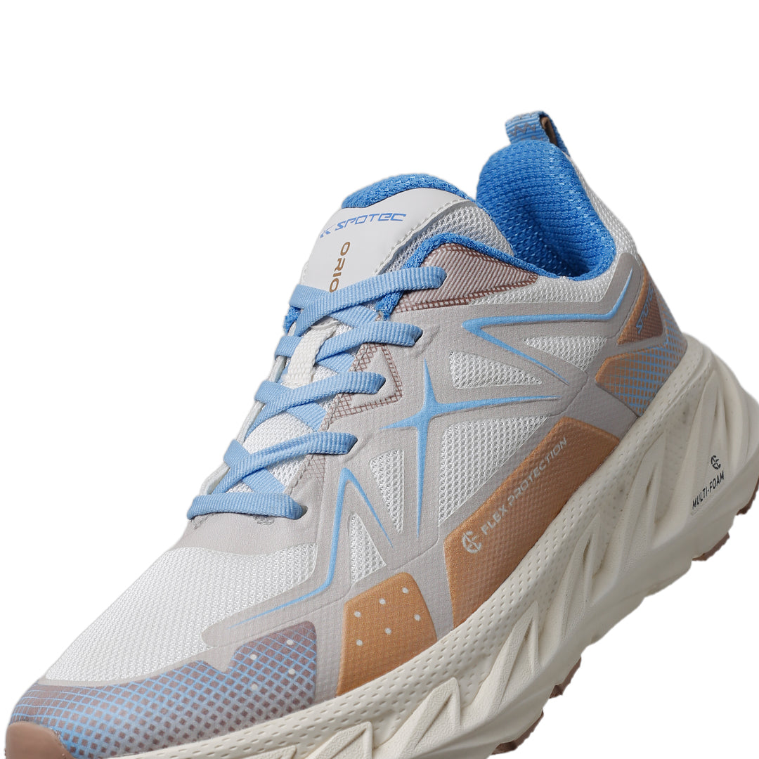SPOTEC RUNNING ORION - DARK CREAM/LIGHT BLUE