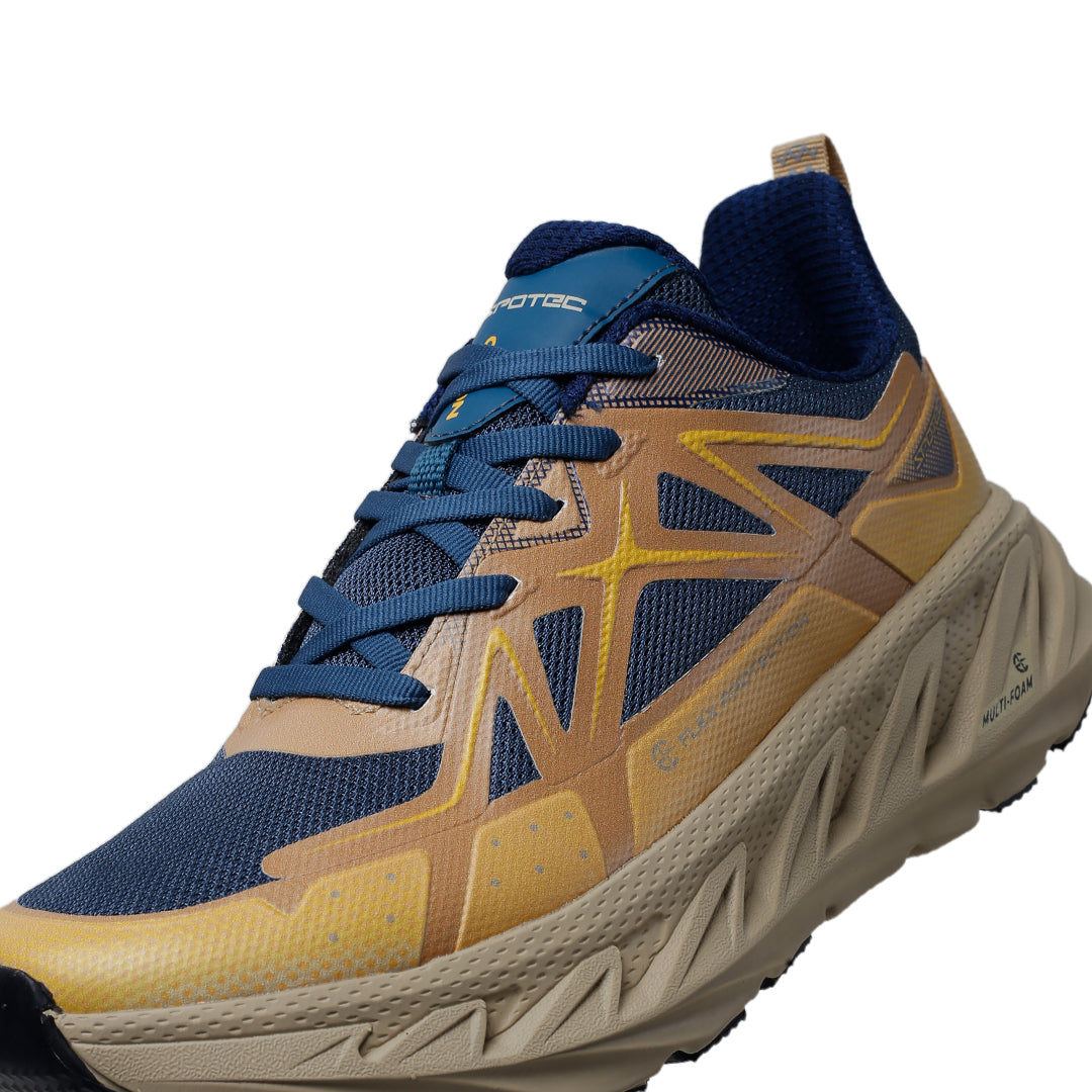 SPOTEC RUNNING ORION - COKLAT/BIRU TUA