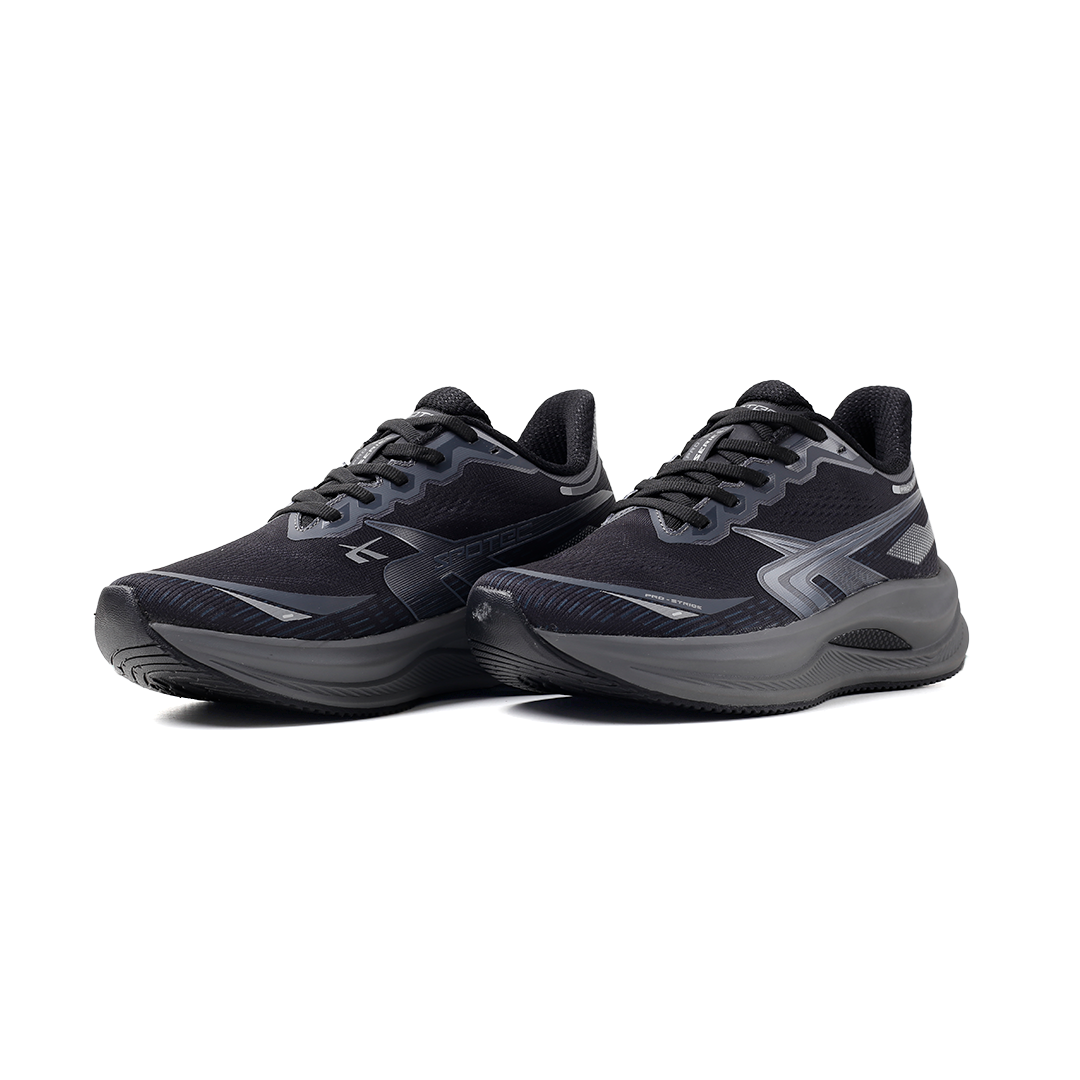 SPOTEC RUNNING PRO STRIDE 01 - BLACK/BLACK