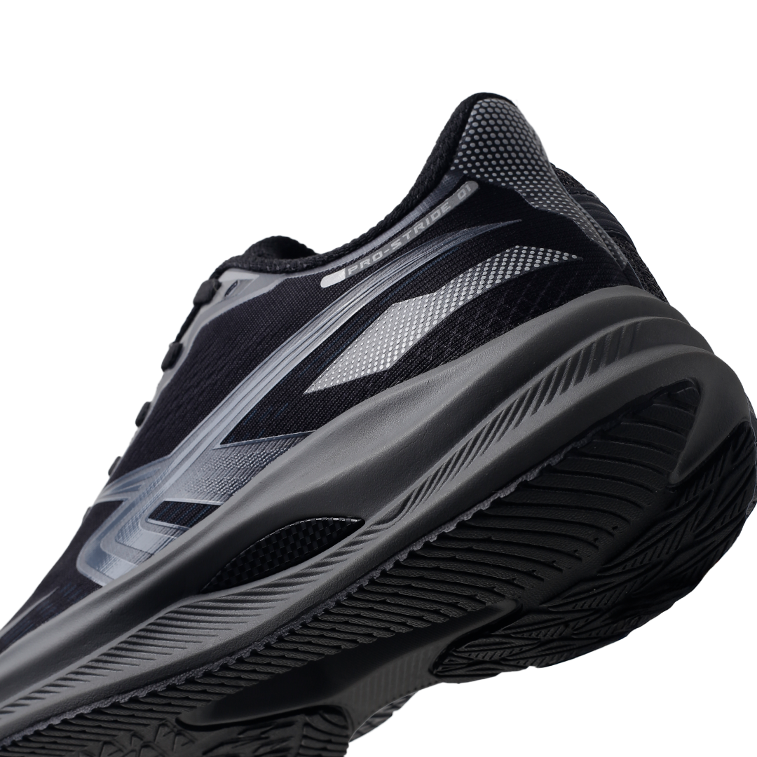 SPOTEC RUNNING PRO STRIDE 01 - BLACK/BLACK