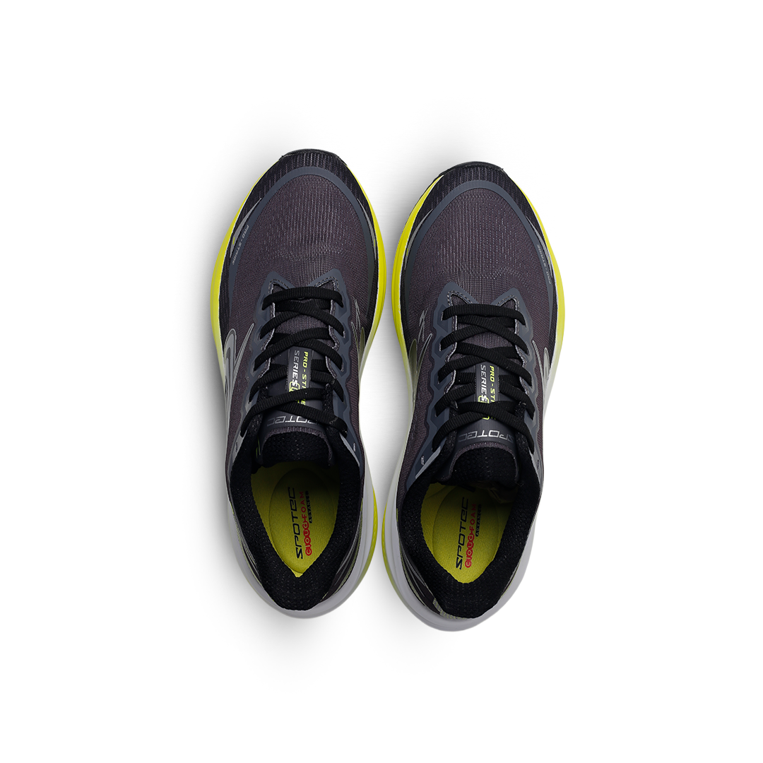 SPOTEC RUNNING PRO STRIDE 01 - DARK GREY/BRIGHT GREEN