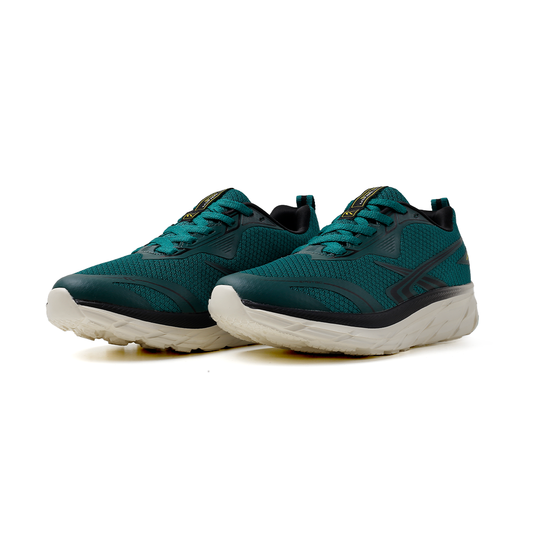 SPOTEC RUNNING COMFORT WAVE ARNOLD - DARK GREEN/OFF WHITE