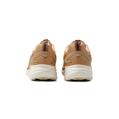 SPOTEC RUNNING COMFORT WAVE SEAGUL - COKLAT MUDA/PUTIH TULANG