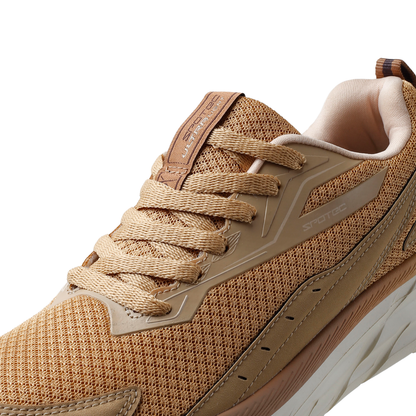 SPOTEC RUNNING COMFORT WAVE SEAGUL - COKLAT MUDA/PUTIH TULANG