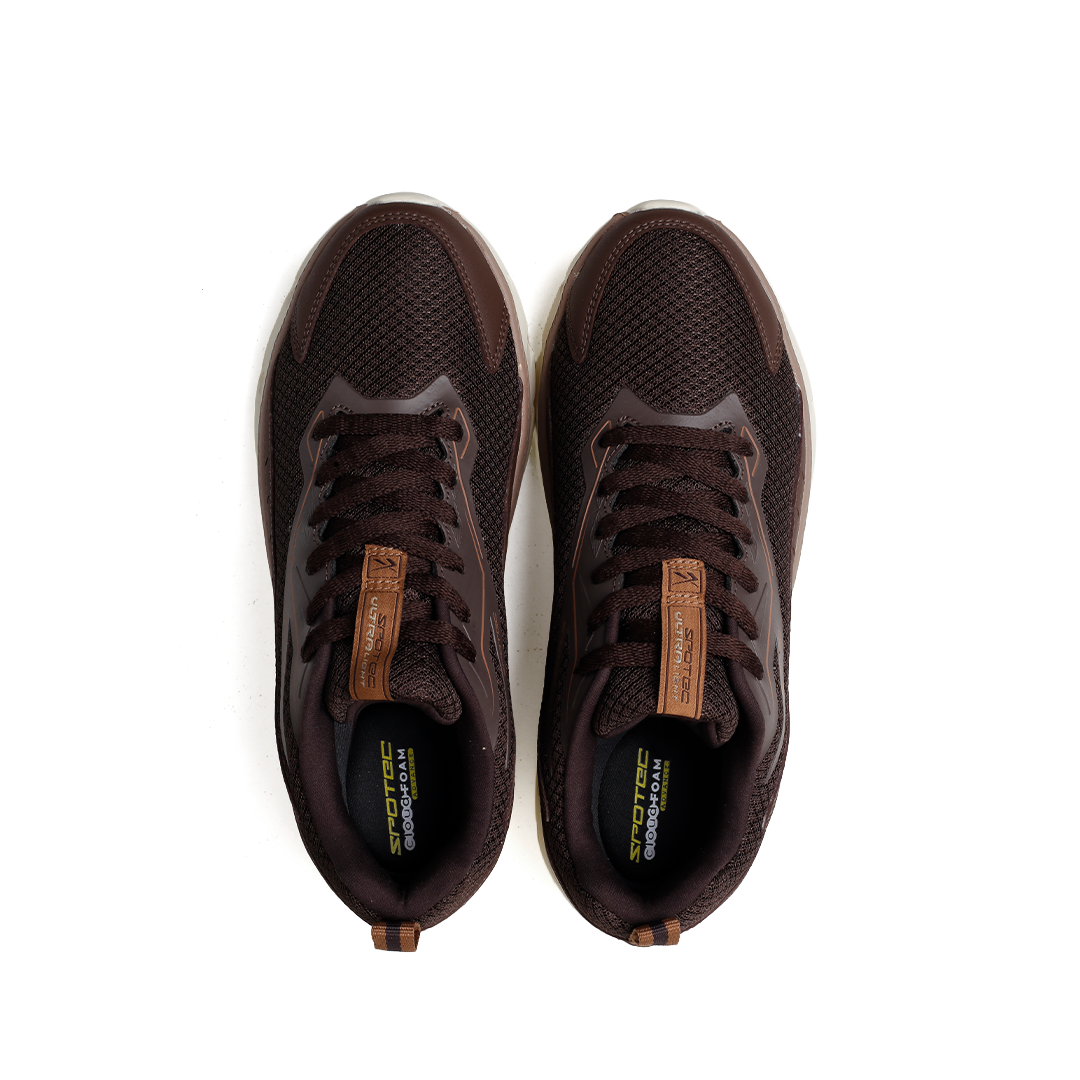 SPOTEC RUNNING COMFORT WAVE SEAGUL - BROWN/OFF WHITE