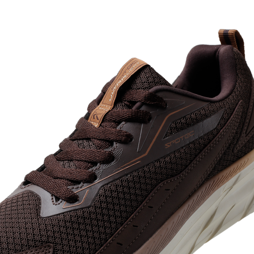 SPOTEC RUNNING COMFORT WAVE SEAGUL - BROWN/OFF WHITE