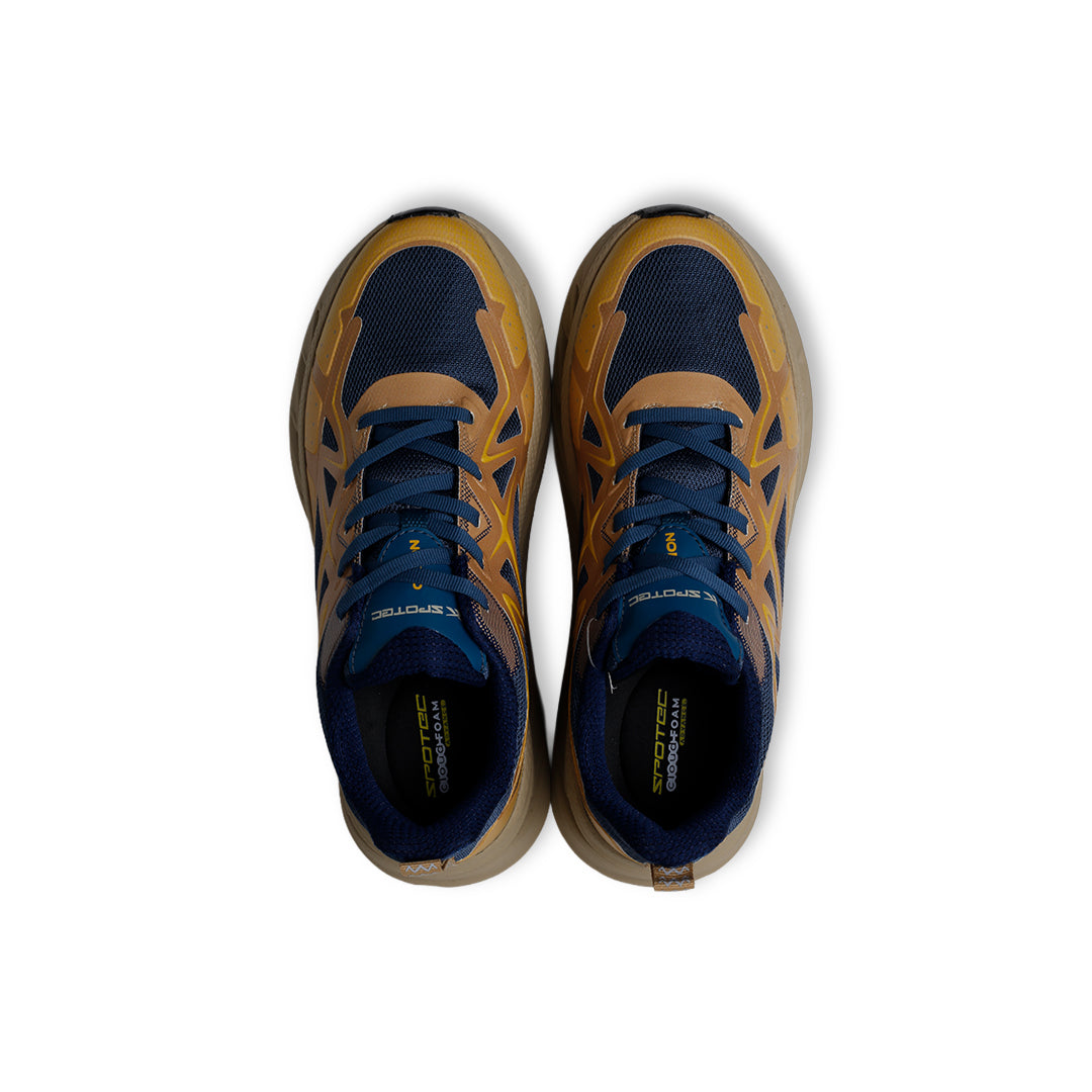 SPOTEC RUNNING ORION - COKLAT/BIRU TUA