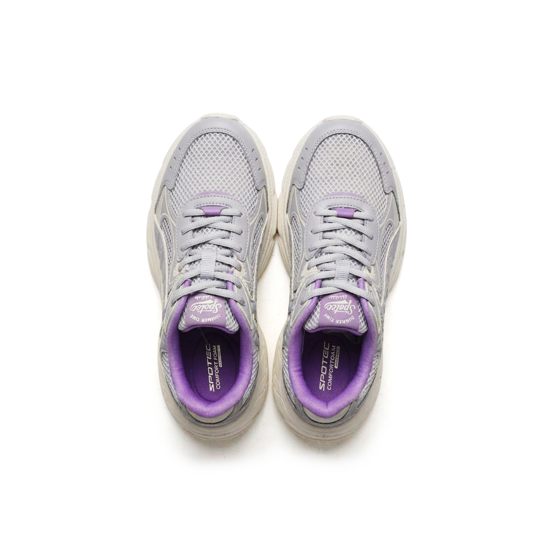 SPOTEC RUNNING COMFORT WAVE IVORY - LIGHT GREY/PURPLE