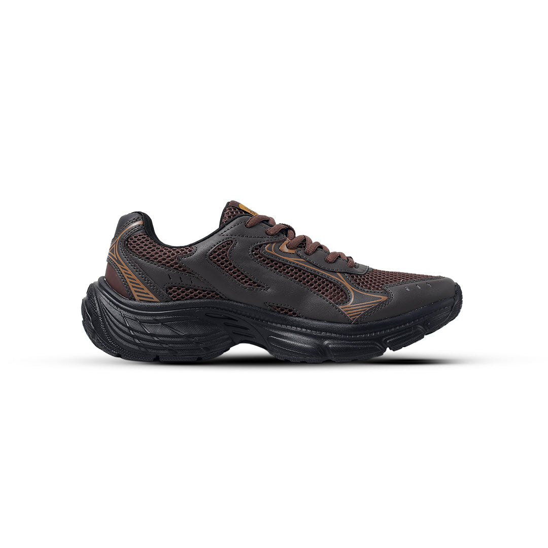 SPOTEC RUNNING COMFORT WAVE CLEVER - DARK BROWN/BLACK