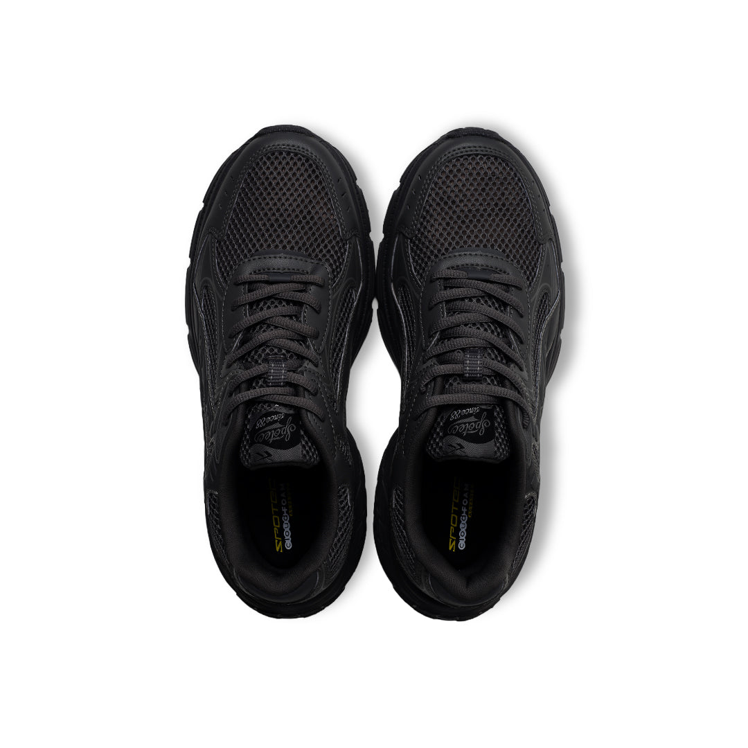 SPOTEC RUNNING COMFORT WAVE CLEVER - BLACK/BLACK