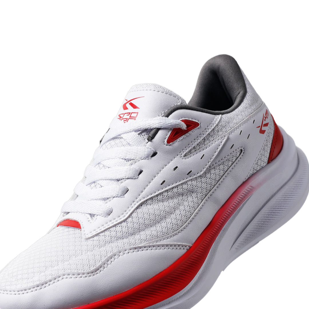 SPOTEC RUNNING COMFORT WAVE VALIANT - PUTIH/MERAH