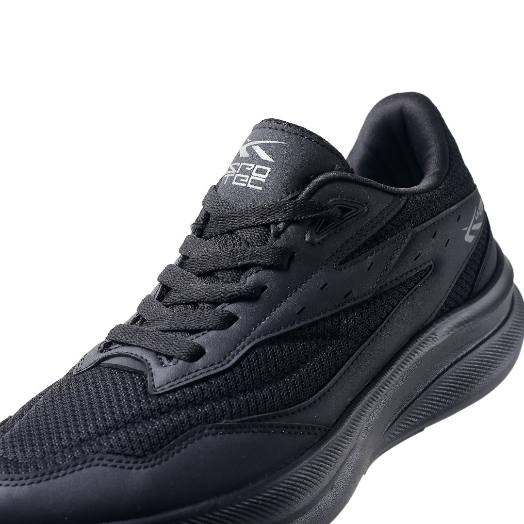 SPOTEC RUNNING COMFORT WAVE VALIANT - BLACK/BLACK
