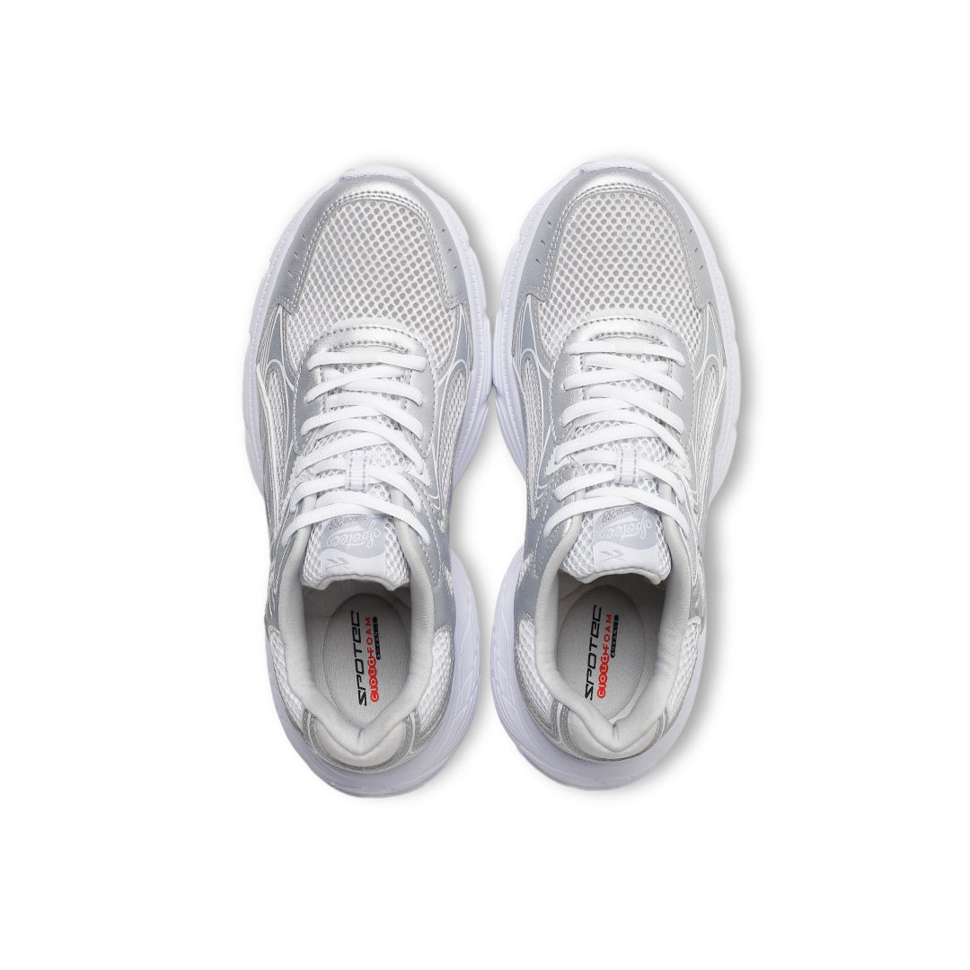 SPOTEC RUNNING COMFORT WAVE CLEVER - SILVER/WHITE