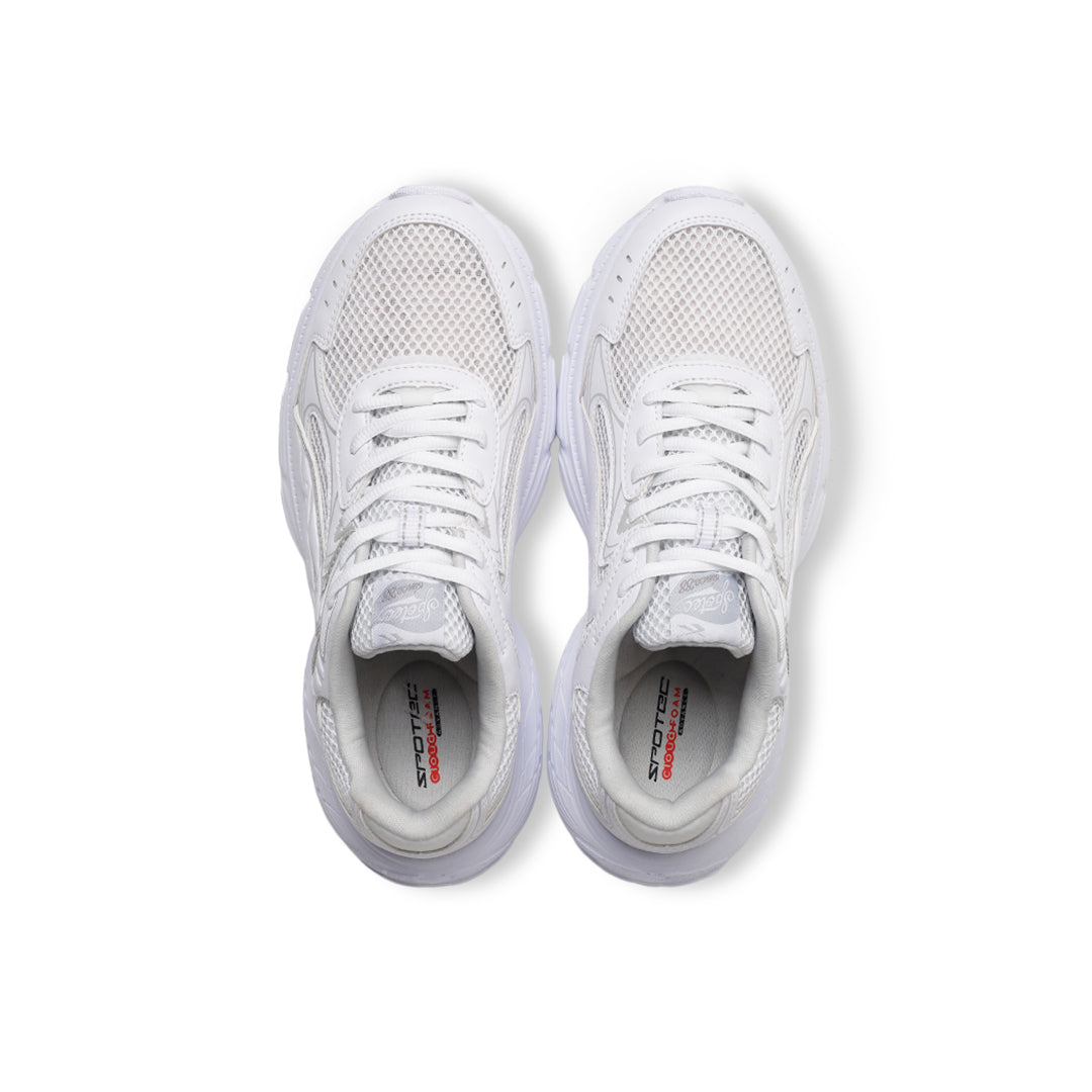 SPOTEC RUNNING COMFORT WAVE CLEVER - WHITE/SILVER
