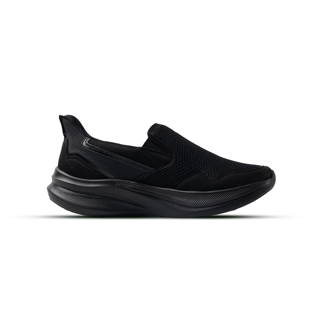 SPOTEC WALKING COMFORT WAVE BERTON - HITAM/HITAM