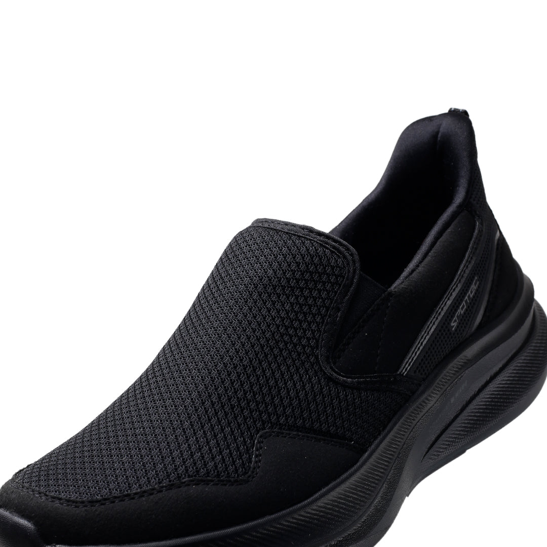 SPOTEC WALKING COMFORT WAVE BERTON - HITAM/HITAM